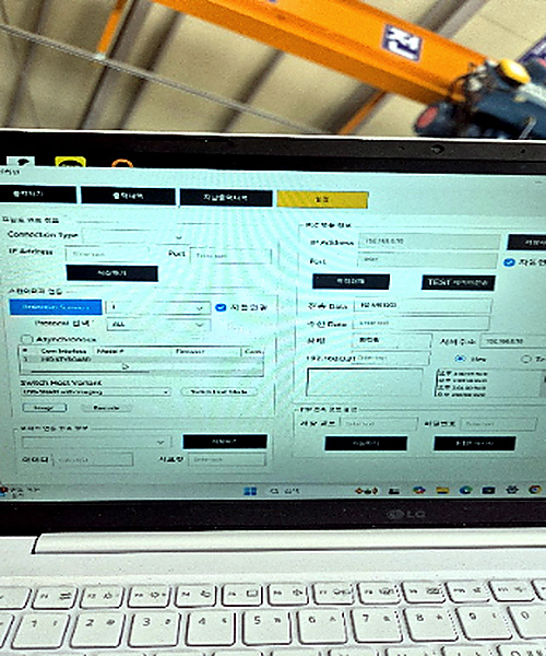컴퓨터·PLC·프린터 연결 (API 연동 서버저장)